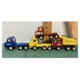 4 Tonka trucks