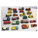 Group of Hot Wheels and Matchbox cars