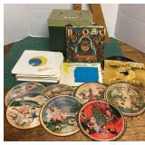 Record case with 45s