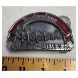 Budweiser clydesdales belt buckle