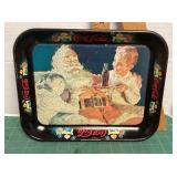 Coca-Cola Santa tray