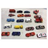 Lot of Hot Wheel type cars