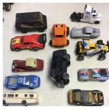 Group of toy cars