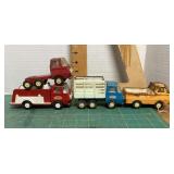 4 Tonka trucks