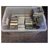 Tote of CDs & empty cases