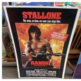 Rambo double sided poster board 27x40