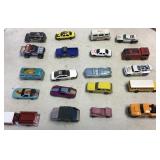 Group of Hot Wheels and Matchbox cars