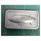 1974 Goodyear blimp belt buckle