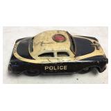 Tin police car made in Japan