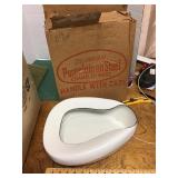 NIB Enameled bedpan