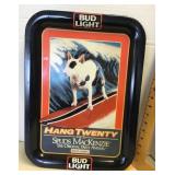 Bud Light Spuds McKenzie metal tray