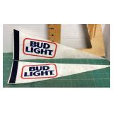 2 Bud Light mini banners
