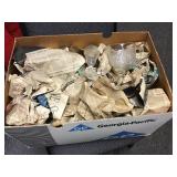 2 boxes of glassware