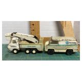 Tonka Bell System bucket truck and van
