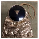 1942 West Point insignia mesh purse w/compact