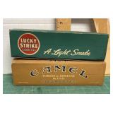 Vintage empty cigarette boxes
