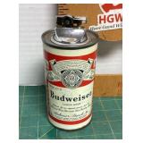 Budweiser beer can lighter