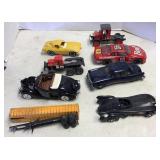 8 toy cars and vehicles