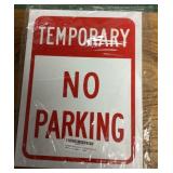 No Parking signs 9x12