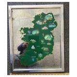 Jameson Irish whiskey advertising mirror
