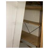 Wood shelving 7 feet tall x 50 inches wide Wood shelving 7 feet tall x 50 inches wide