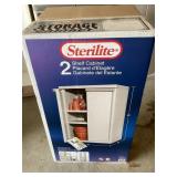 NEW Sterilite 2-shelf cabinet NEW Sterilite 2-shelf cabinet