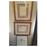 3 framed prints 3 framed prints