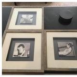 3 framed and matted photo prints 3 framed and matted photo prints