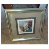 Signed? framed and matted art Signed? framed and matted art