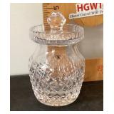Waterford crystal jam jar Waterford crystal jam jar