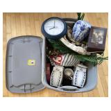 Tote of home decor Tote of home decor