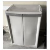 Storage cabinet in garage --approximately 34' tall Storage cabinet in garage --approximately 34' tall