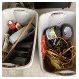 Totes with lid and contents Totes with lid and contents