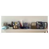 Home decor on mantel Home decor on mantel