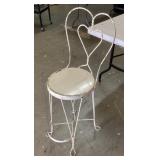 Sweetheart ice cream parlor stool