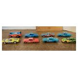 8 diecast race cars 1:24