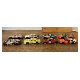 8 diecast race cars 1:64
