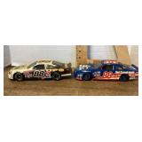 2 Dale Jarrett race cars 1:24