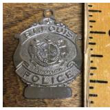 Retired St. Louis police officer badge fob