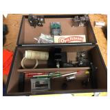 Shooters box plus misc. supplies