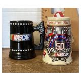 2 Nascar steins