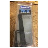 Weaver TO-9 scope mounting plate