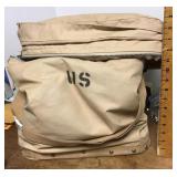 U.S. military water bag with solid bottom