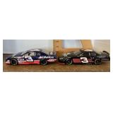 2 Dale Earnhardt race cars 1:24