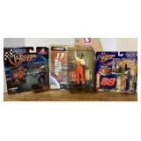 3 racing action figures