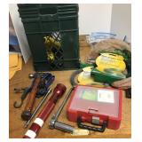 3 Plastic 12x16 crates plus contents