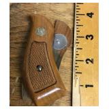 Smith and Wesson wooden pistol grips