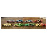 8 Diecast race cars 1:64