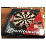 Budweiser bristle dartboard in box