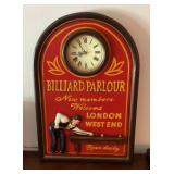 Billiard Parlour clock